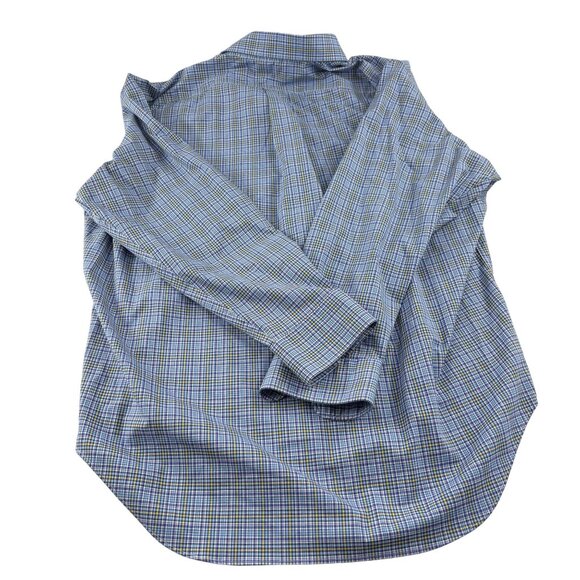 Lauren Ralph Lauren Mens Classic Fit Stretch Non Iron Plaid Shirt 17 1/2 34/35 - Picture 5 of 5